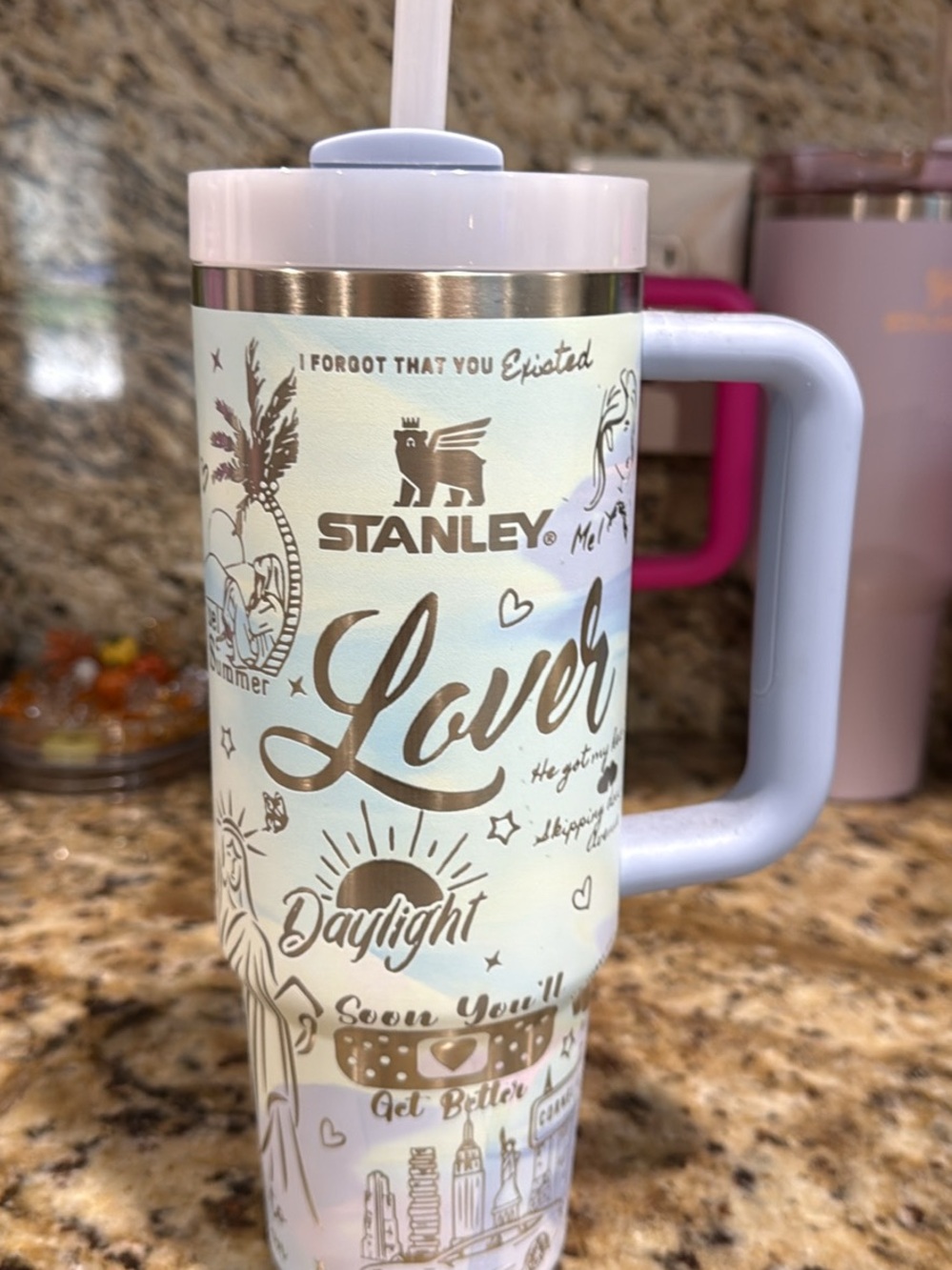 Stanley Pastel 'Lover - Taylor Swift”themed 30oz Stanley Tumbler